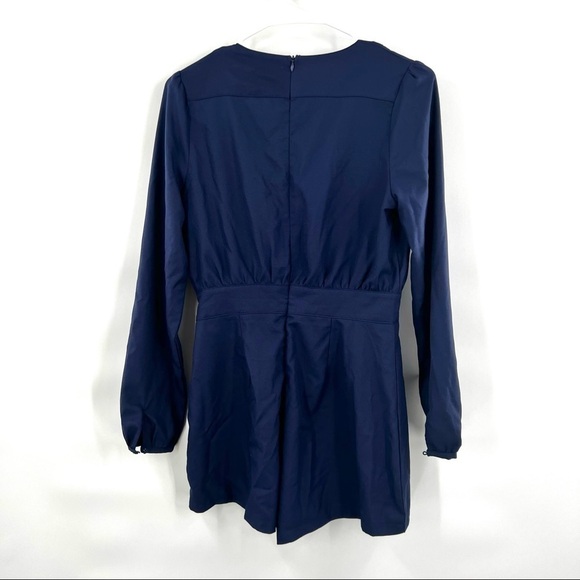 L’Atiste blue long sleeve shirt romper M - Picture 4 of 9